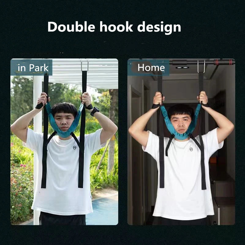 Cervical Neck Traction Belt Hanging Neck Stretching Cervical Spondylosis Treatment Device Cervical Spine Orthosis Traction Frame